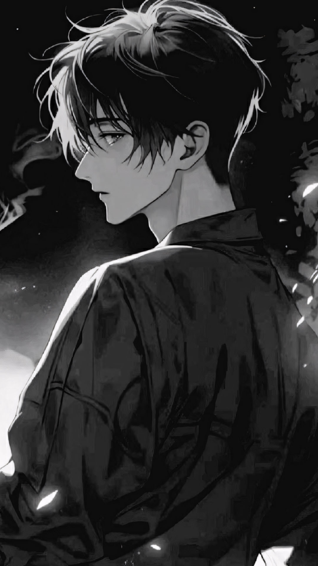 anh anime nam ngau lanh lung buon 1920px 1080px full hd 1