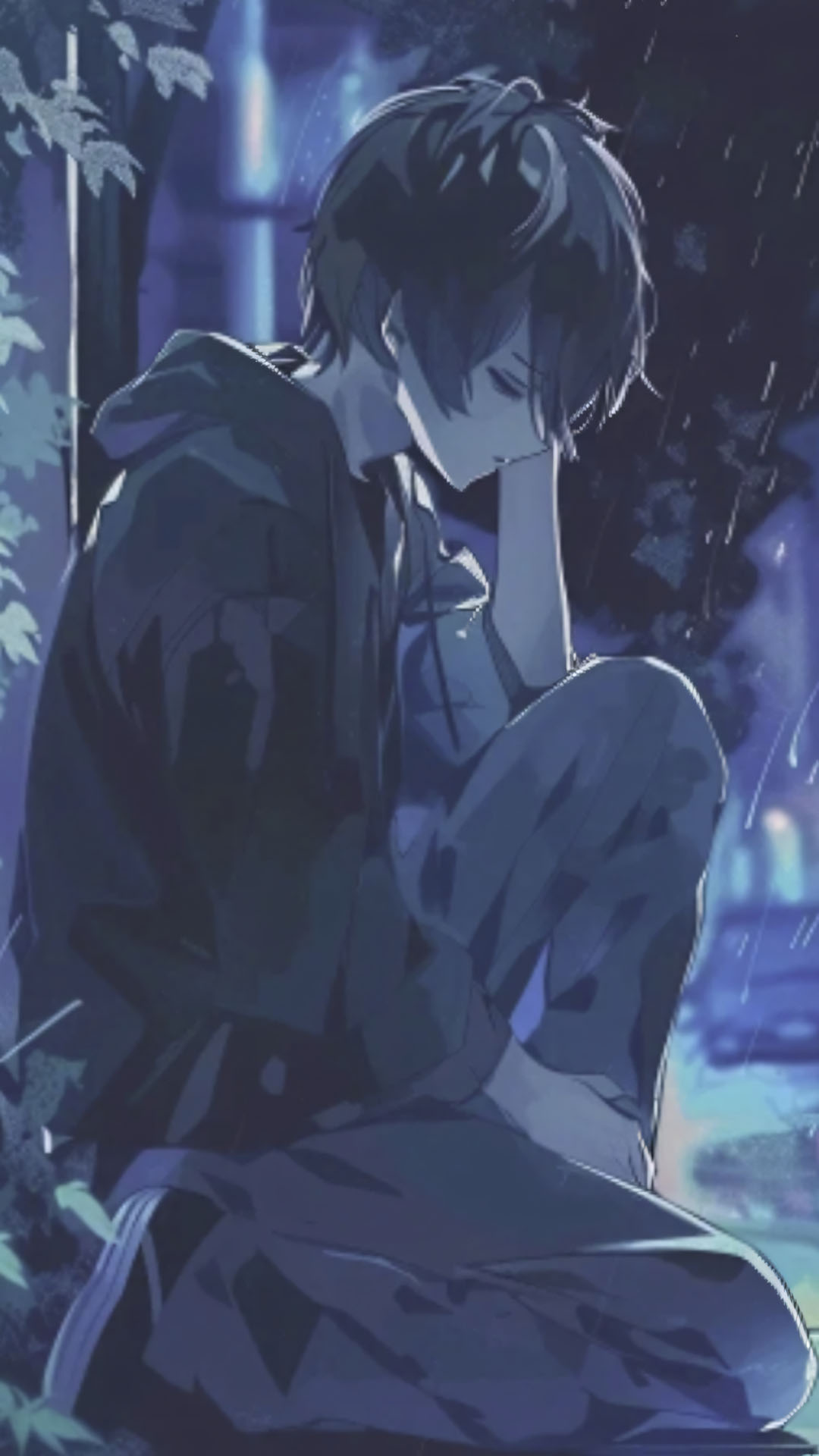 anh anime nam ngau lanh lung buon 1920px 1080px full hd 9