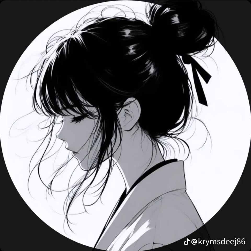 Anh buon avatar anime nu den trang 960px 960px avatar 3