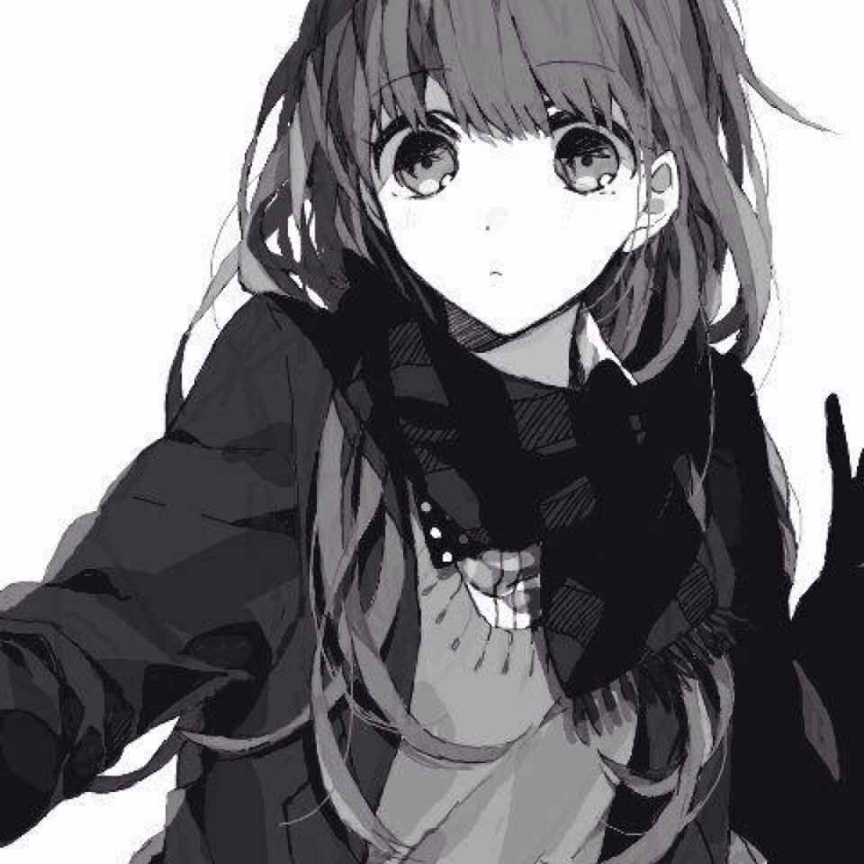 Anh anime nu trang den buon cool ngau 960px 960px avatar 9