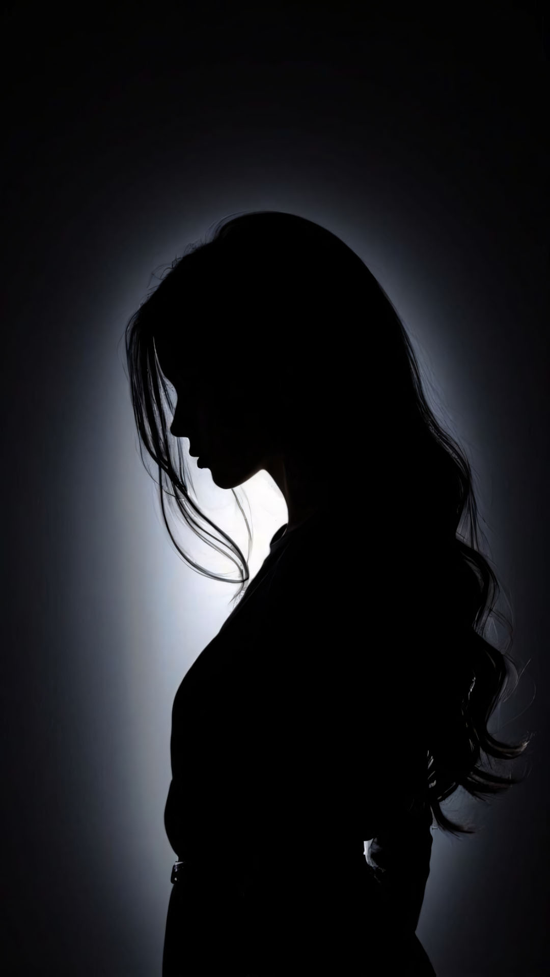 Anh anime nu trang den buon 1920px 1080px full hd 8