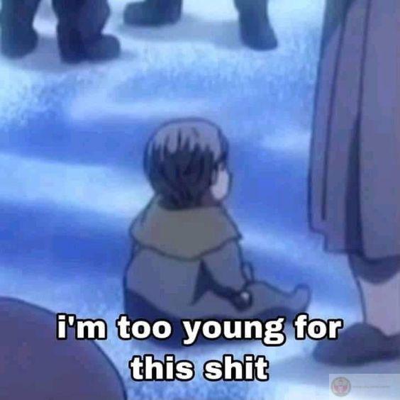 meme anime trẻ con