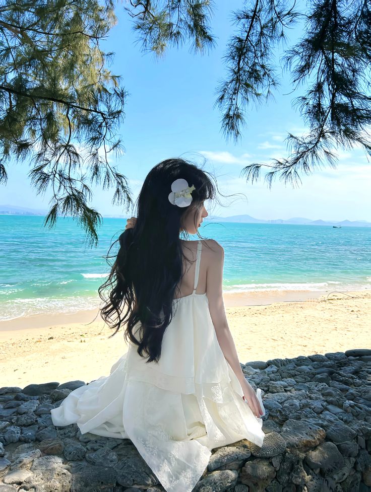 Dáng người bé nhỏ giữa biển lớn tạo cảm giác tự do