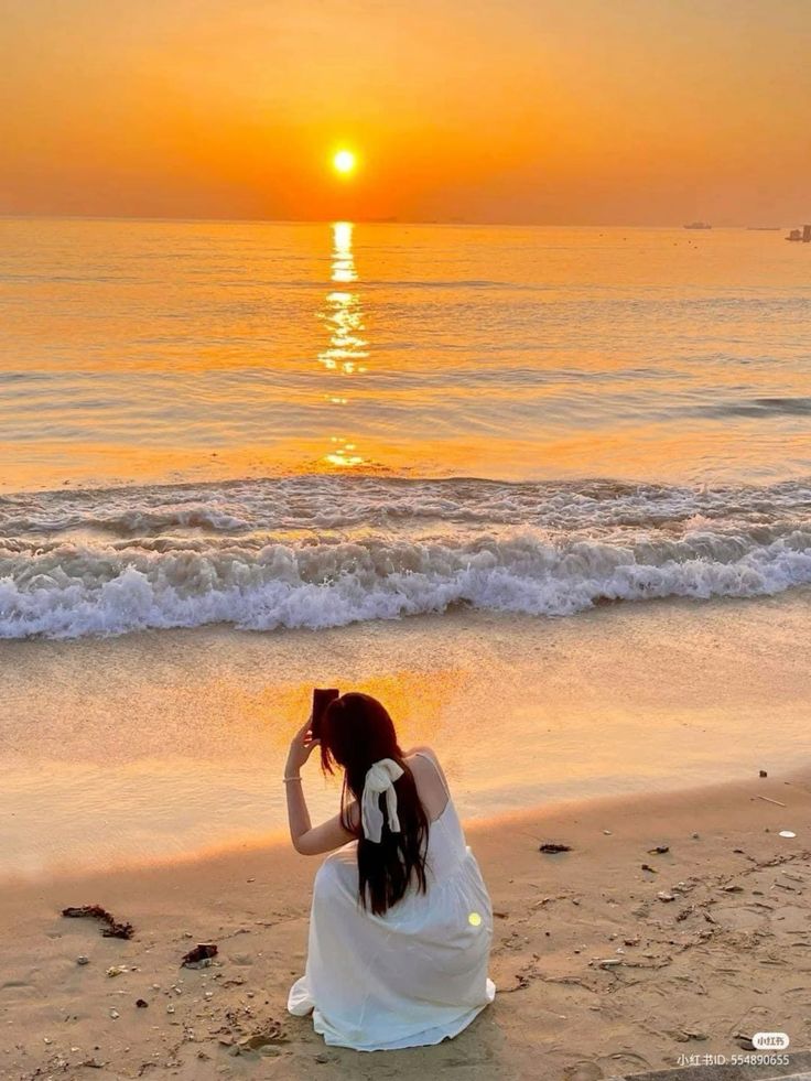 Một dáng nhỏ giữa biển lớn lại khiến ảnh thêm rộng