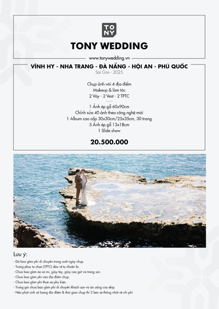 Bảng giá combo signature