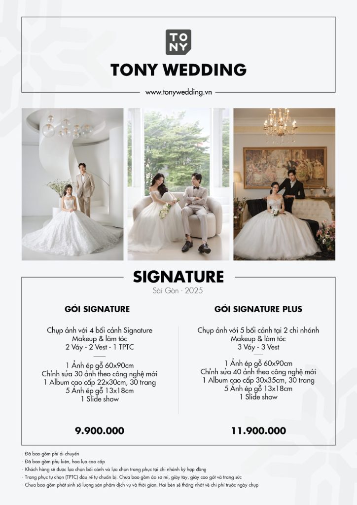 COMBO TIEC CUOI TIEU CHUAN