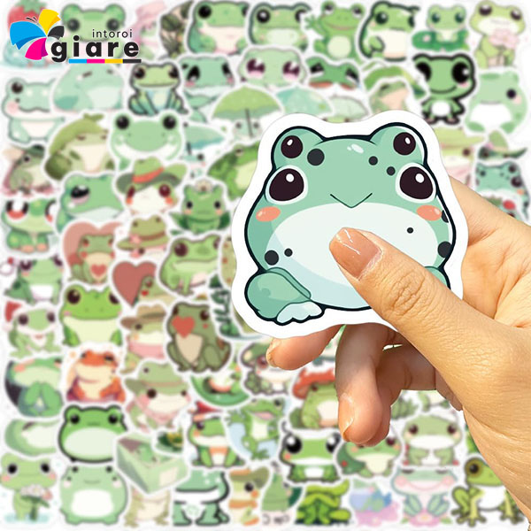 Mẫu sticker ếch xanh ấn tượng
