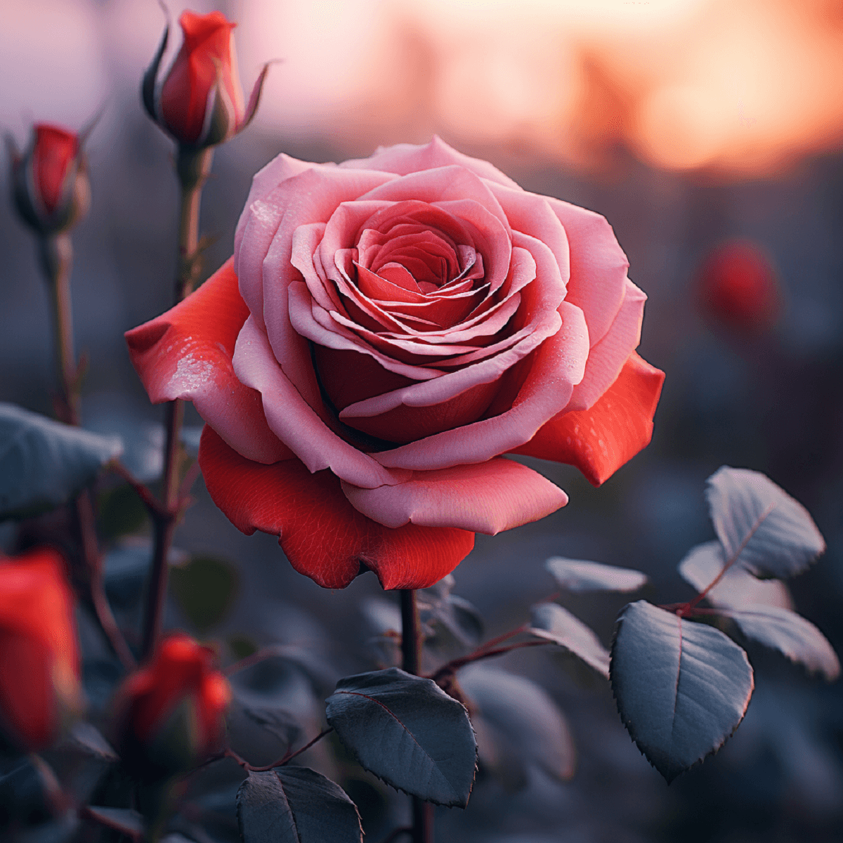 Hình ảnh cây hoa hồng đẹp tinh tế