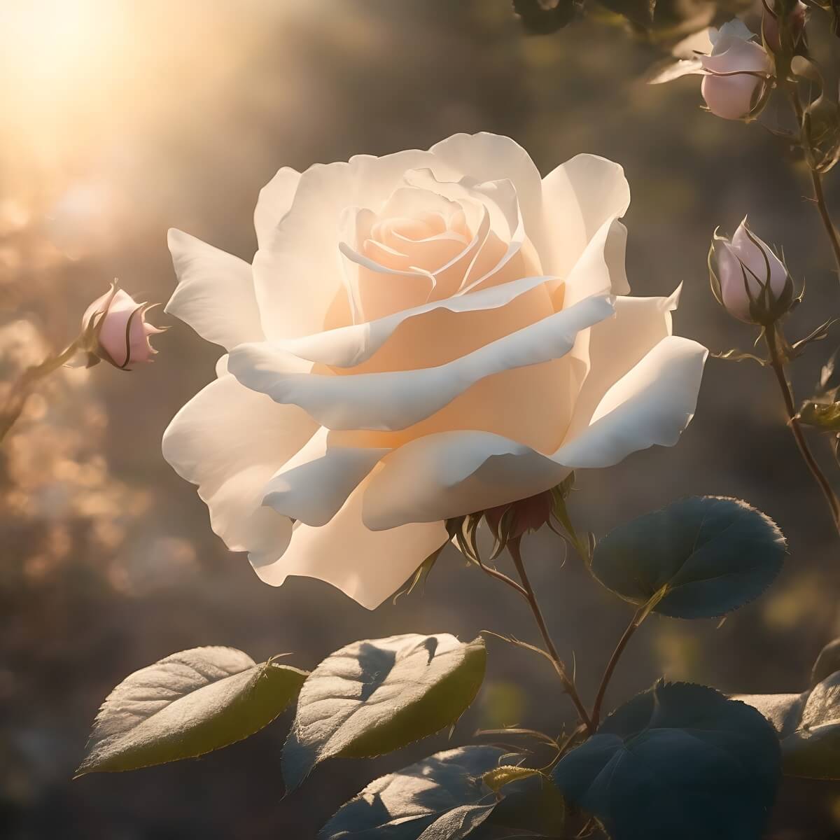 Ảnh hoa hồng trắng tinh khiết