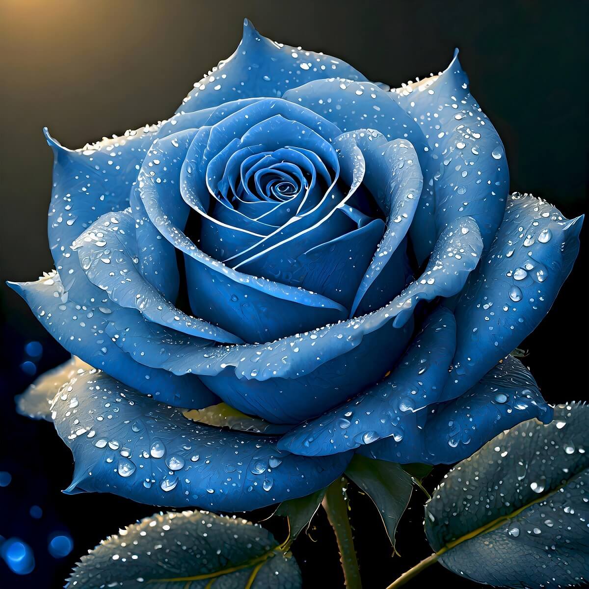 Ảnh hoa hồng xanh độc đáo