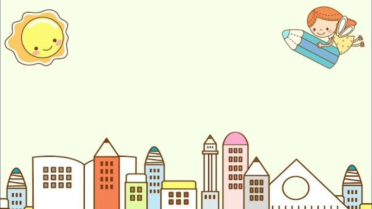 Hình nền powerpoint về học tập dễ thương