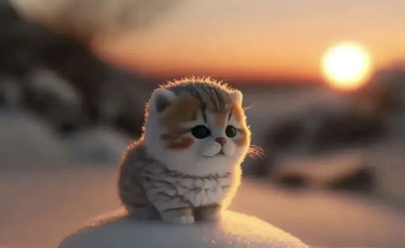 hình nền mèo cute 2