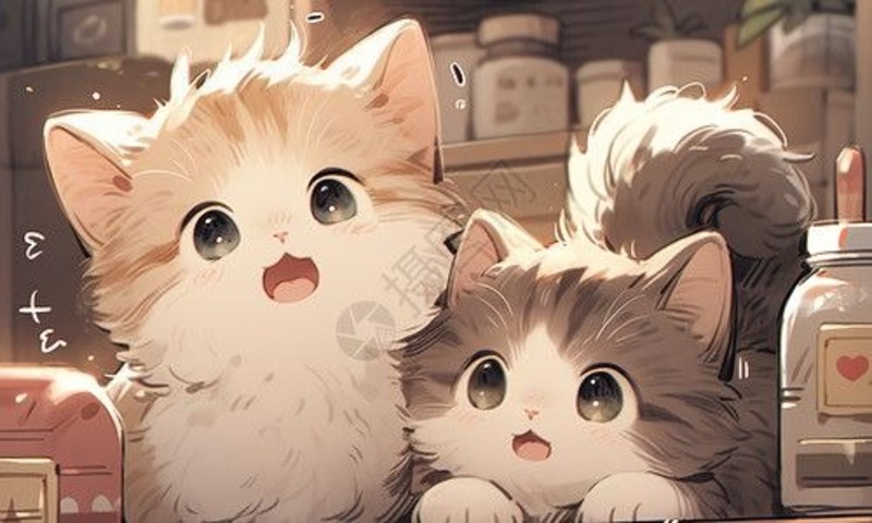 hình nền mèo đồ hoạ cute 5