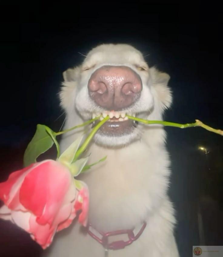 Mèo cầm hoa với gương mặt ngây ngô đã trở thành ảnh chế viral khắp mạng xã hội