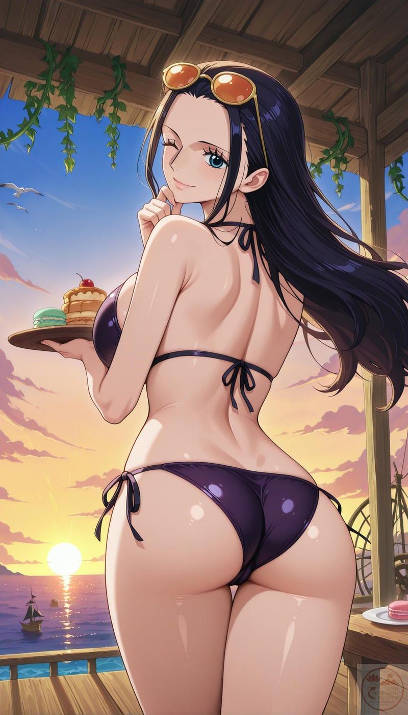 Nico Robin bikini sang trọng hoang dã