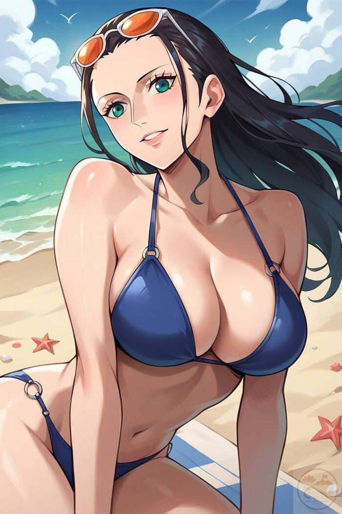 Nico Robin bikini mạnh mẽ mềm mại