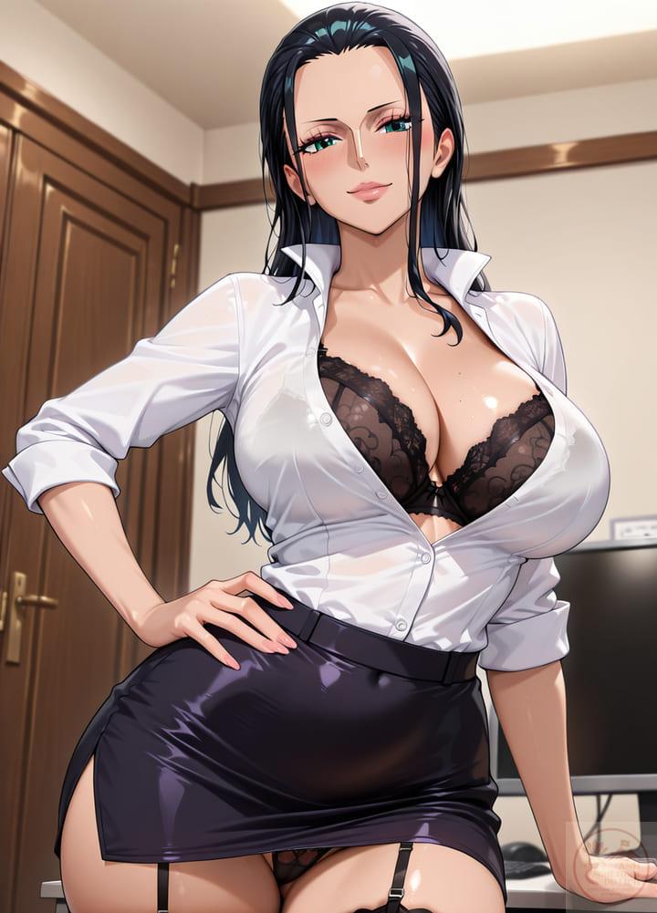 Sex hentai Nico Robin nhẹ nhàng quyến rũ