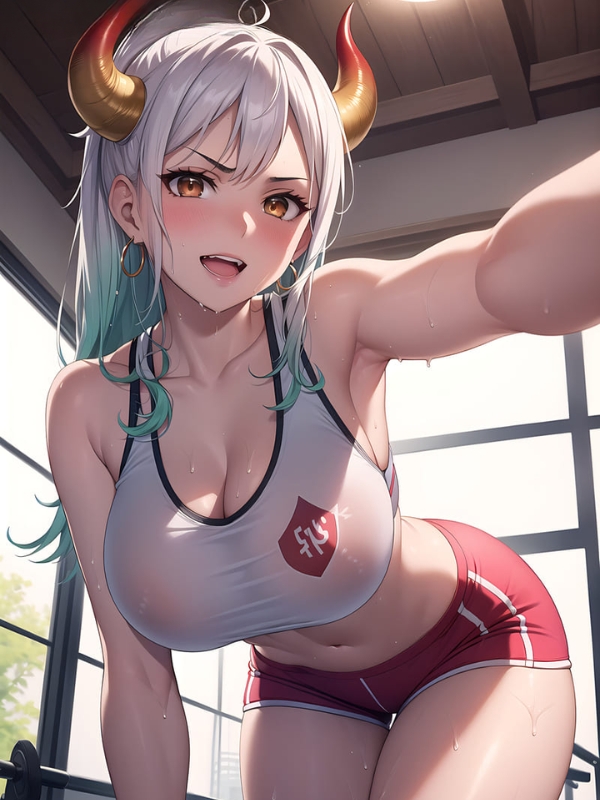 Ánh mắt gợi cảm toát ra từ Yamato sexy.