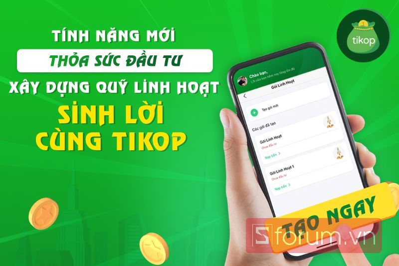 App kiếm tiền online qua Tikop