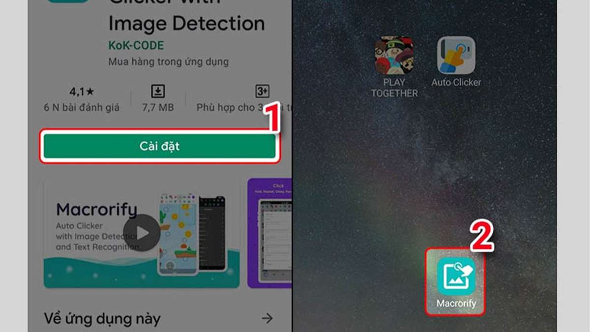 Cách Auto câu cá Play Together Android bước 1