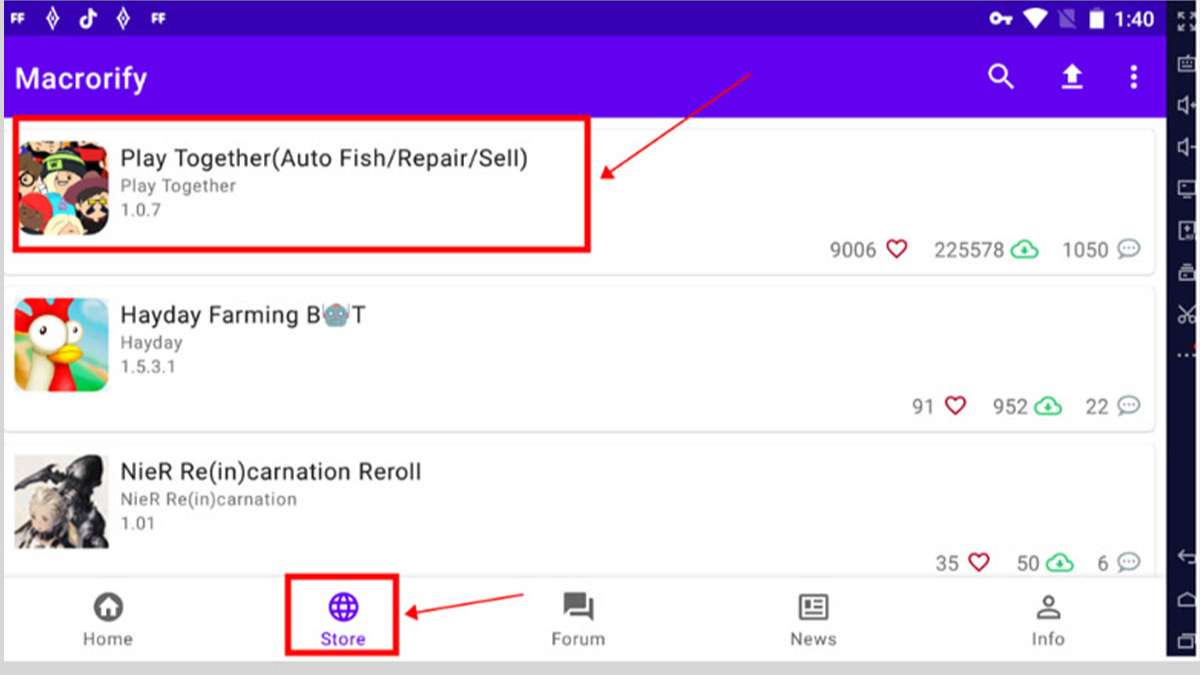 Cách Auto câu cá Play Together PC bước 5-1