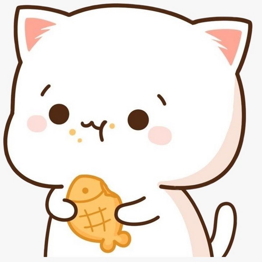 Ảnh mèo anime đen trắng