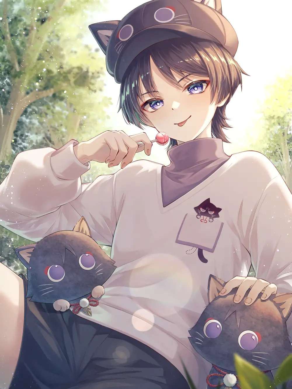 Avatar mèo anime HD