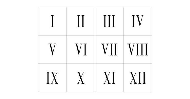Một số bài tập về số la mã từ 1 đến 30 (Nguồn ảnh: Sưu tầm internet)