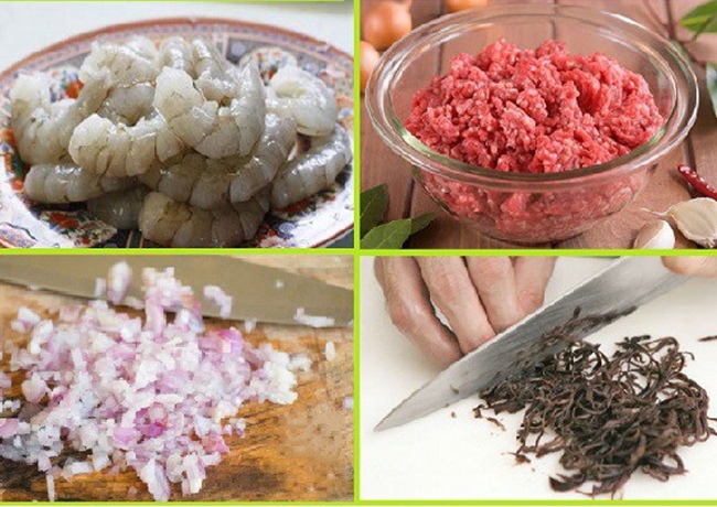 Sơ chế các nguyên liệu làm nhân bánh