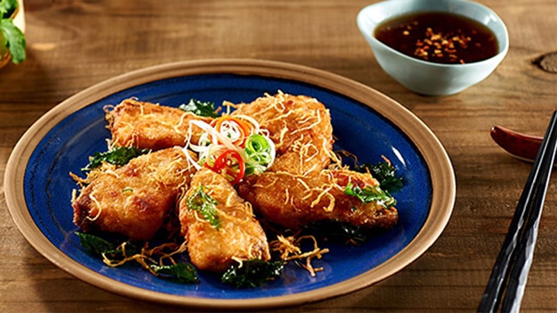 Cá bớp chiên nước mắm