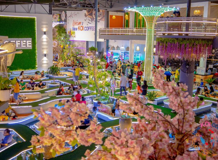 Điểm danh các quán cafe cá Koi cực chill, thư giãn ở Sài Gòn