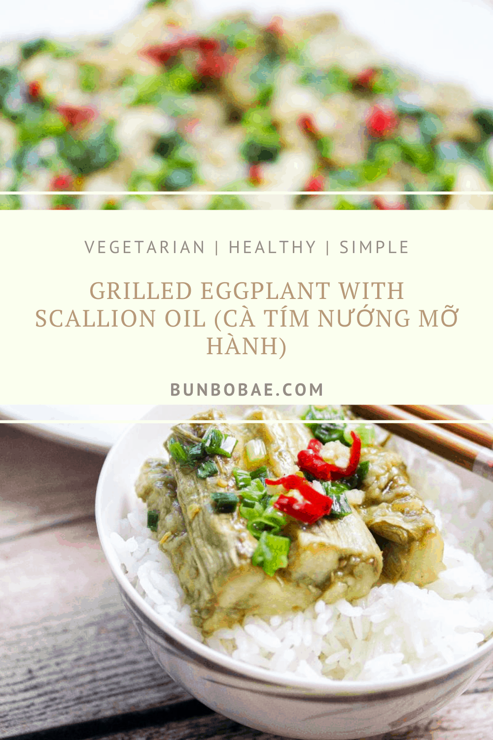 three japanese eggplants on a sheet pan