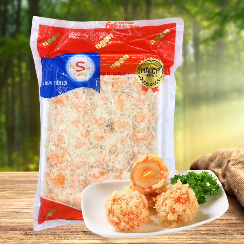 Hải sản sốt cam mayonnaise Ô Ngon (viên lớn)