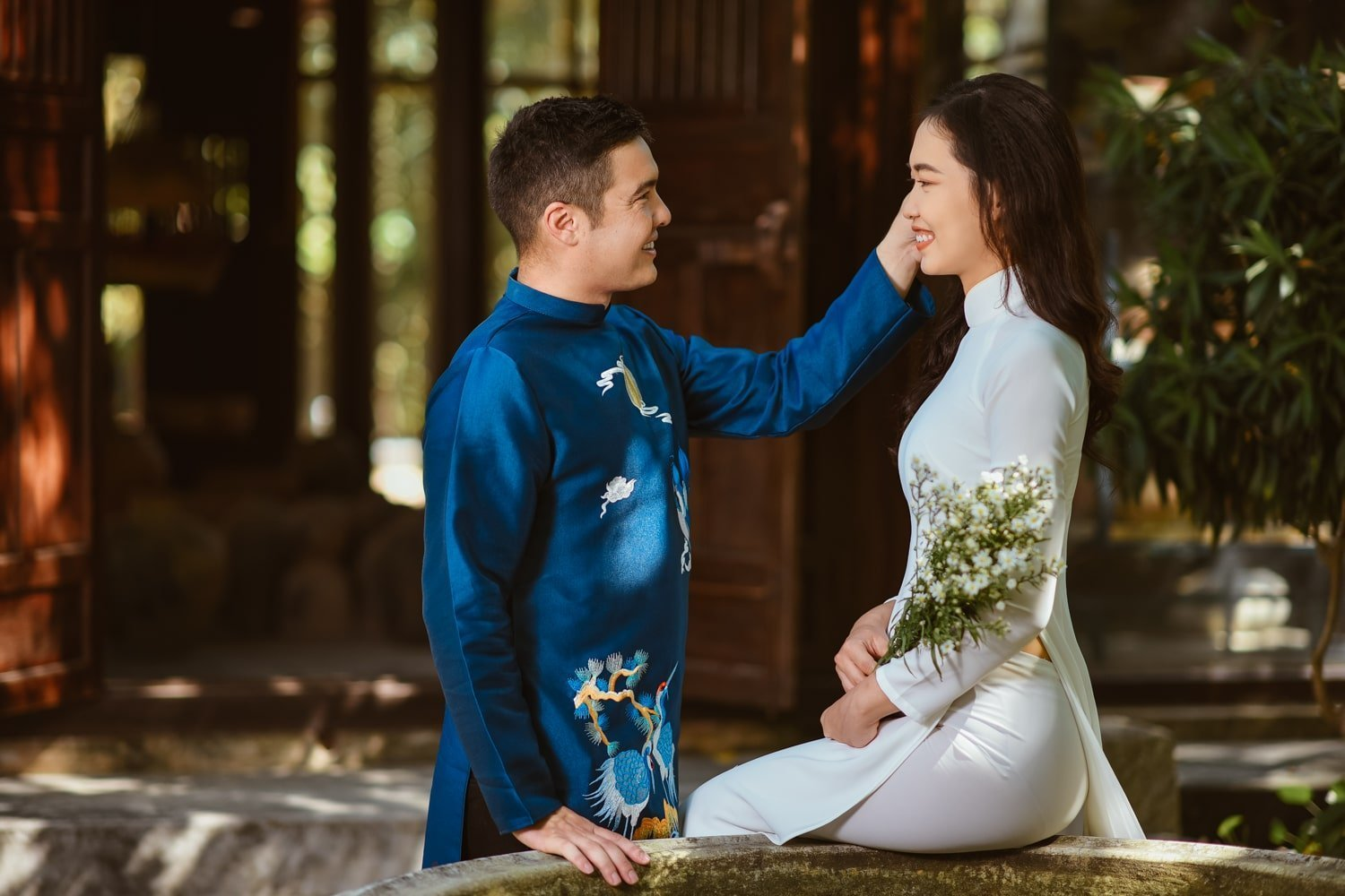 Bộ ảnh áo dài đôi minh chứng tình yêu