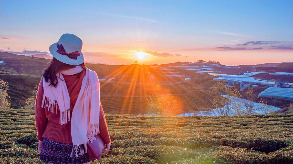 Cách tạo dáng chụp hướng mặt về phía mặt trời