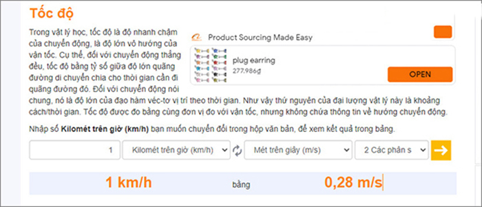 Chi-tiet-cach-doi-1km/h-bang-bao-nhieu-m/s-qua-google