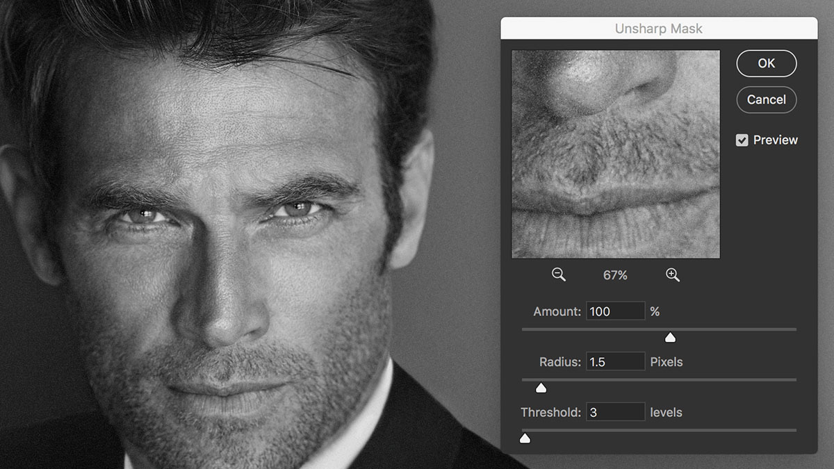 Cách làm nét ảnh trong Photoshop