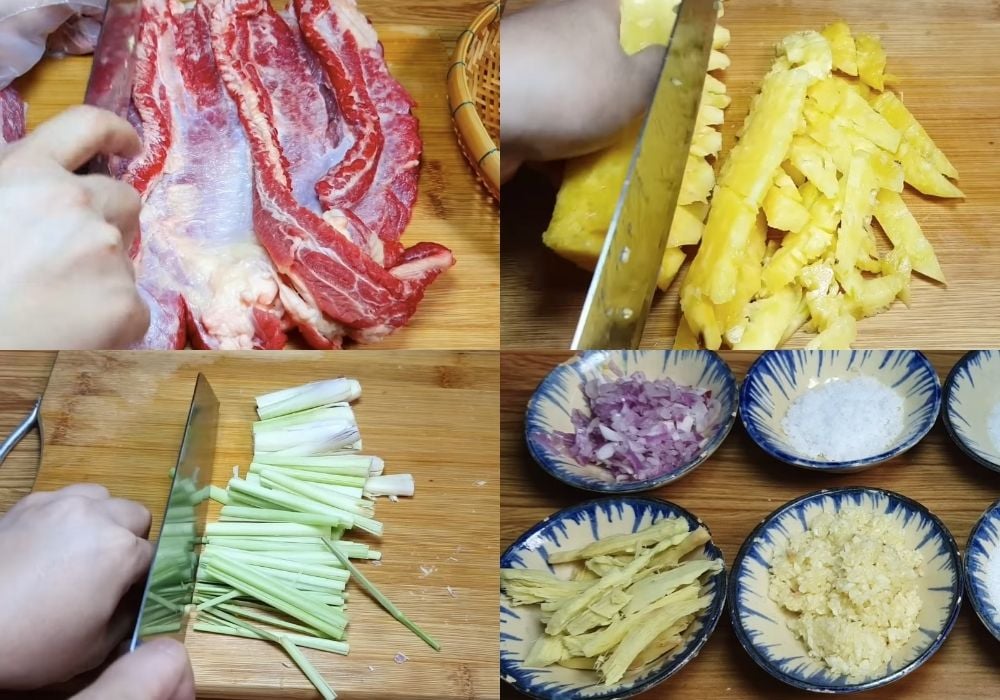 Sơ chế nguyên liệu