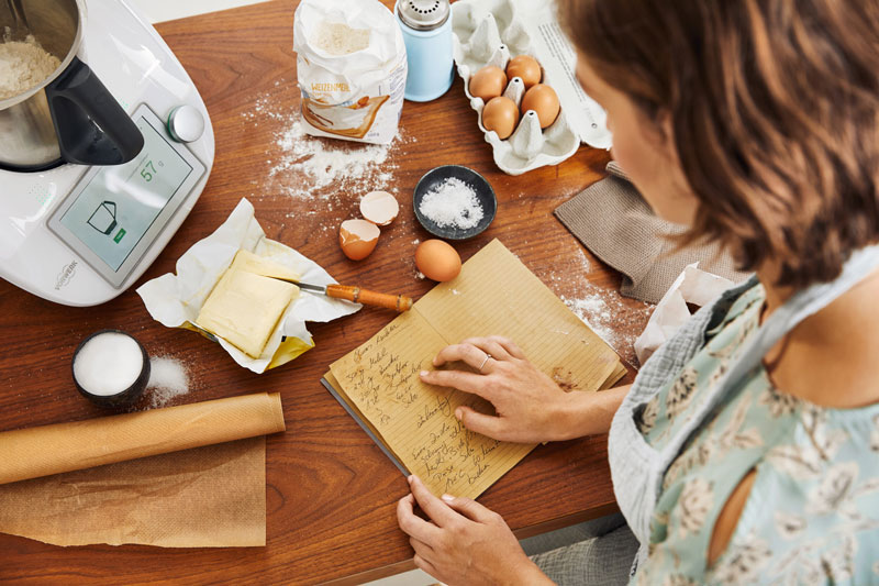 Làm bánh bông lan bằng Thermomix