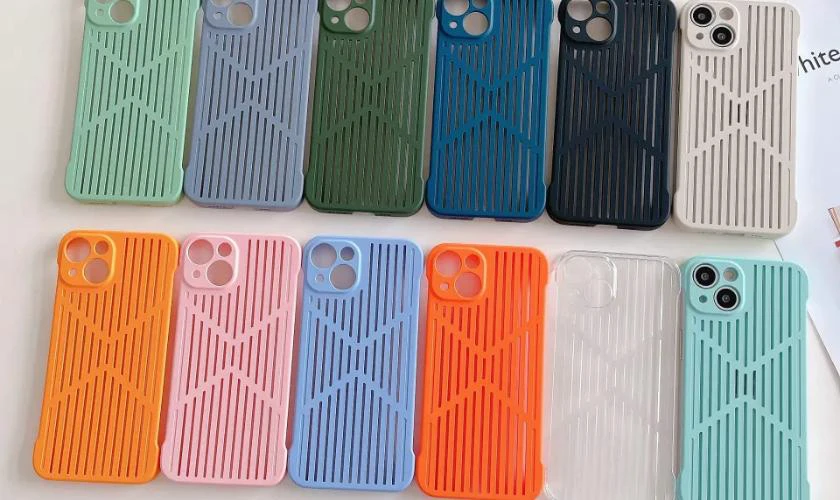 Sử dụng ốp lưng thoáng khí