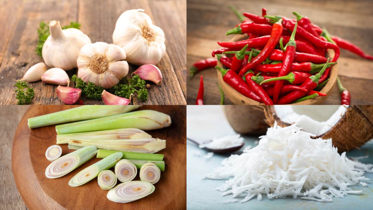 Nguyên liệu làm sa tế ớt dừa