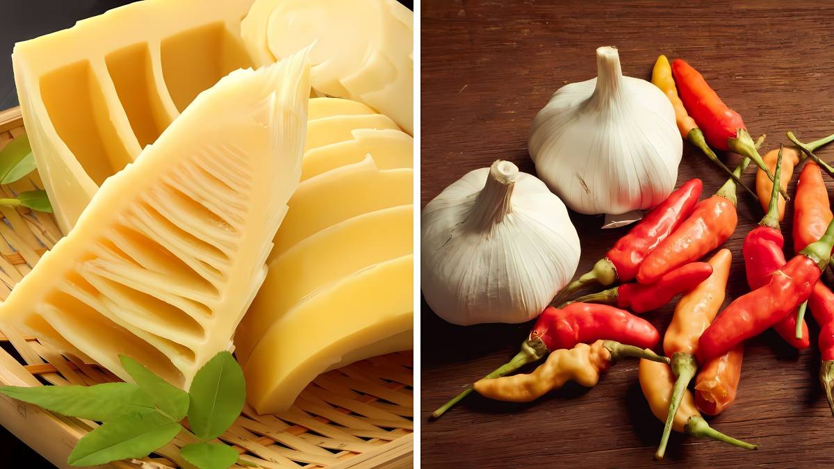 nguyên liệu làm măng ớt cay