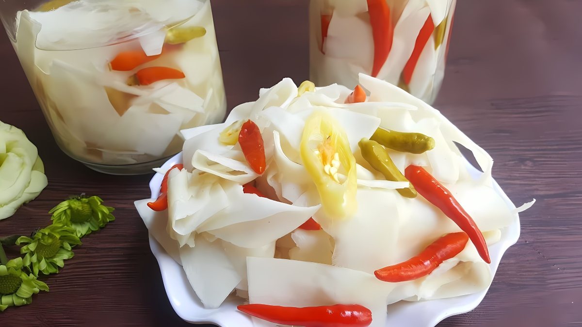 Cách làm măng trắng chua cay