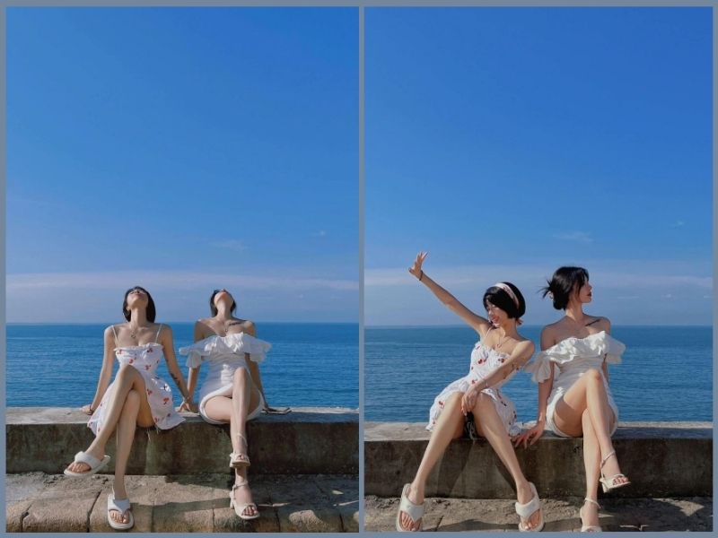 cách tạo dáng chụp ảnh ngoài biển