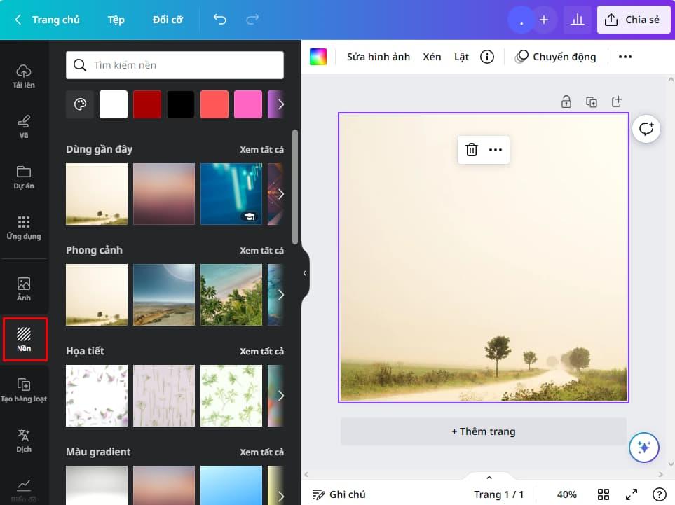 Tải lên hình ảnh mà bạn muốn cho vào mockup
