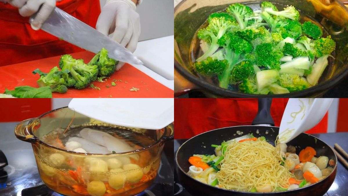 Cách làm mì xào hải sản