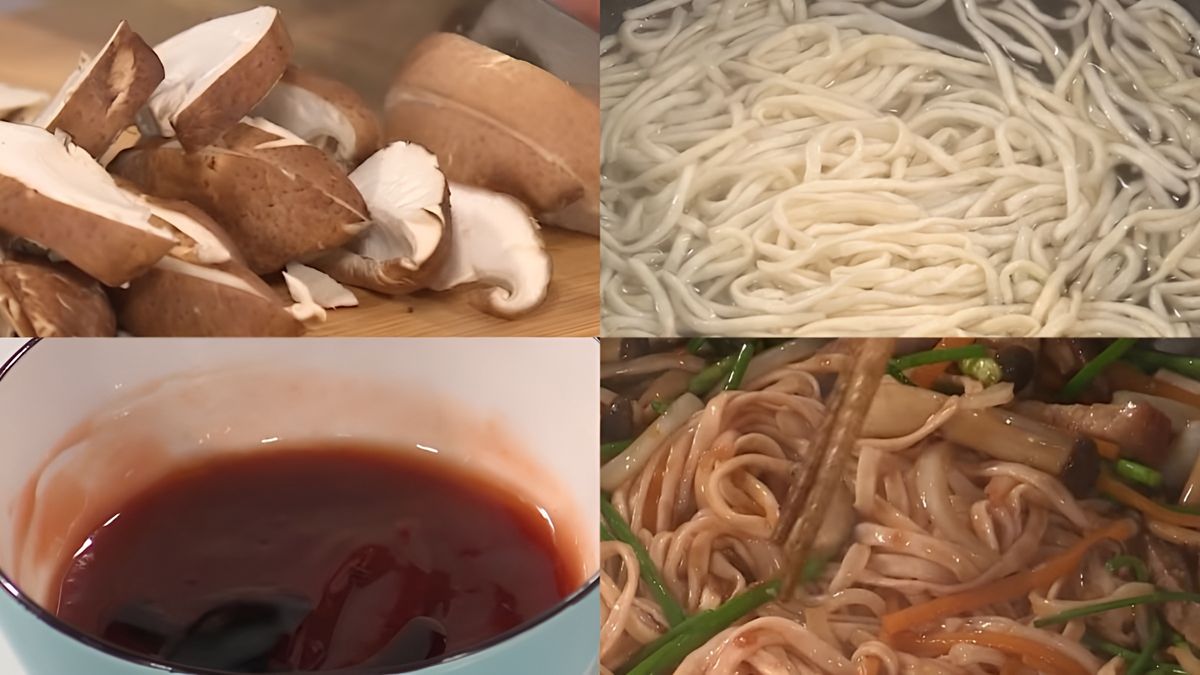 Cách làm mì xào xá xíu