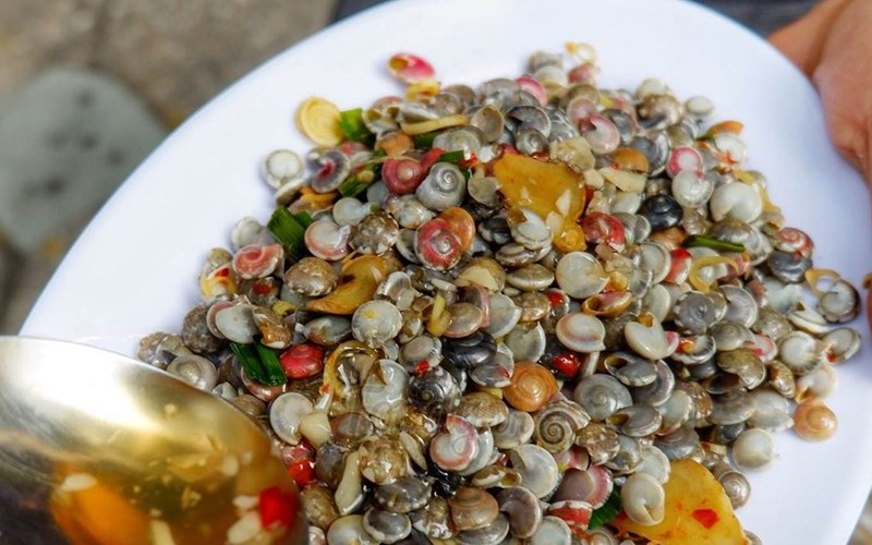 Ốc gạo xào sả ớt