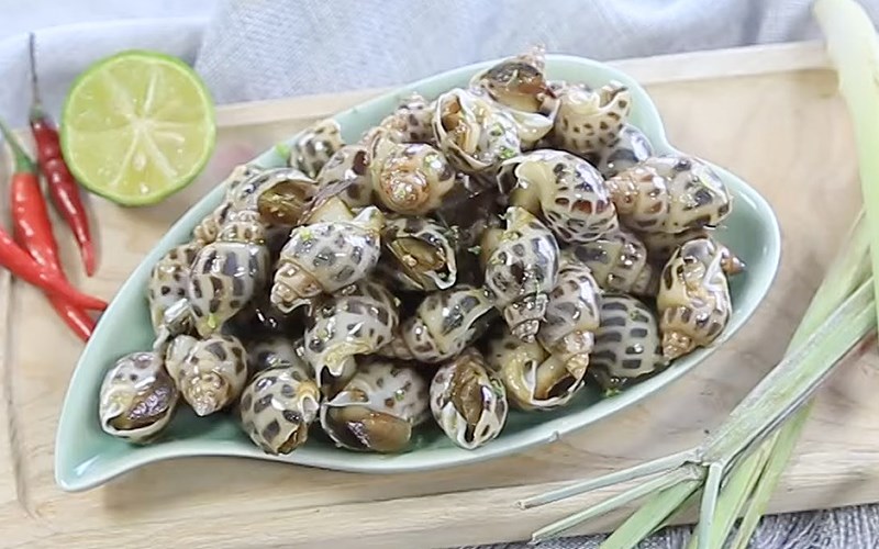 ốc mỡ xào bơ tỏi