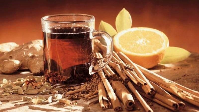 Trà vỏ quả cam có tác dụng cân bằng hệ vi sinh đường ruột.